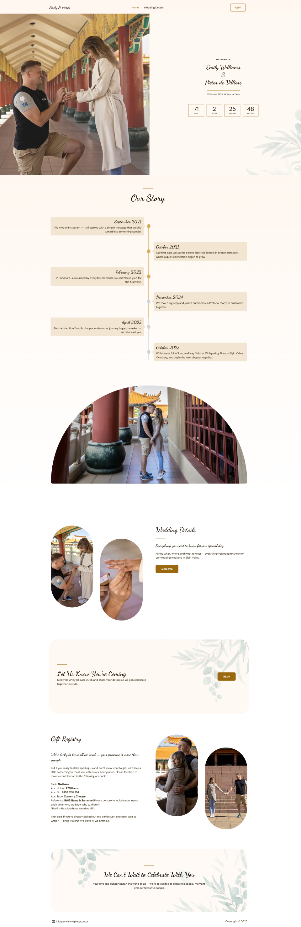 SJF Website Design